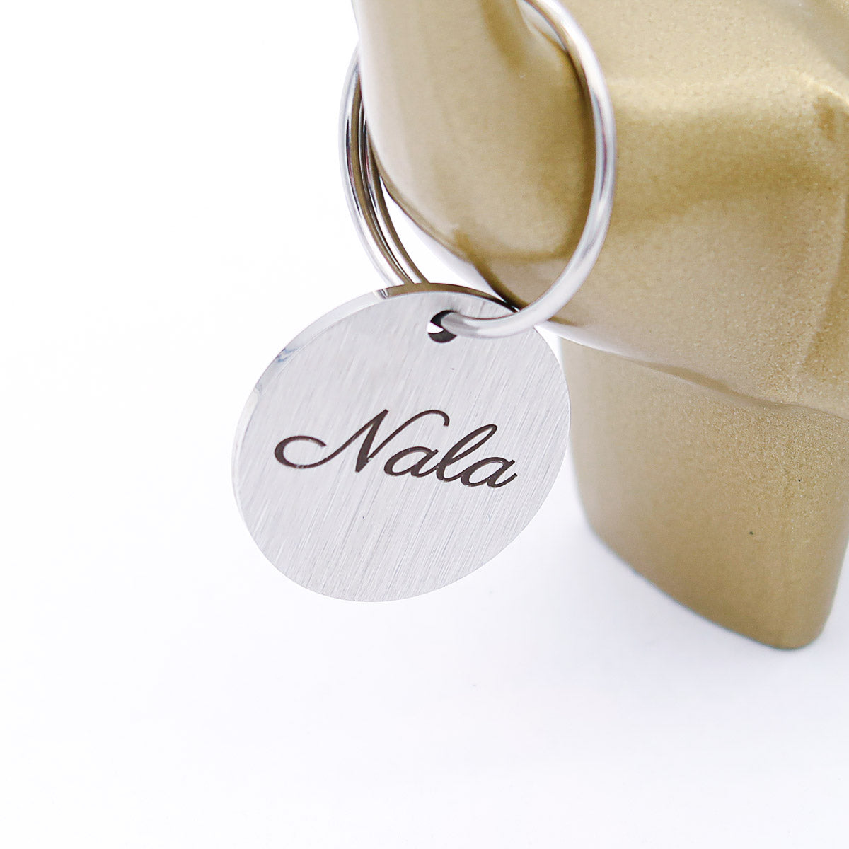 SOS-koiramerkki, jossa kaiverrettu QR-koodi ja nimi / puhelin / Tasso