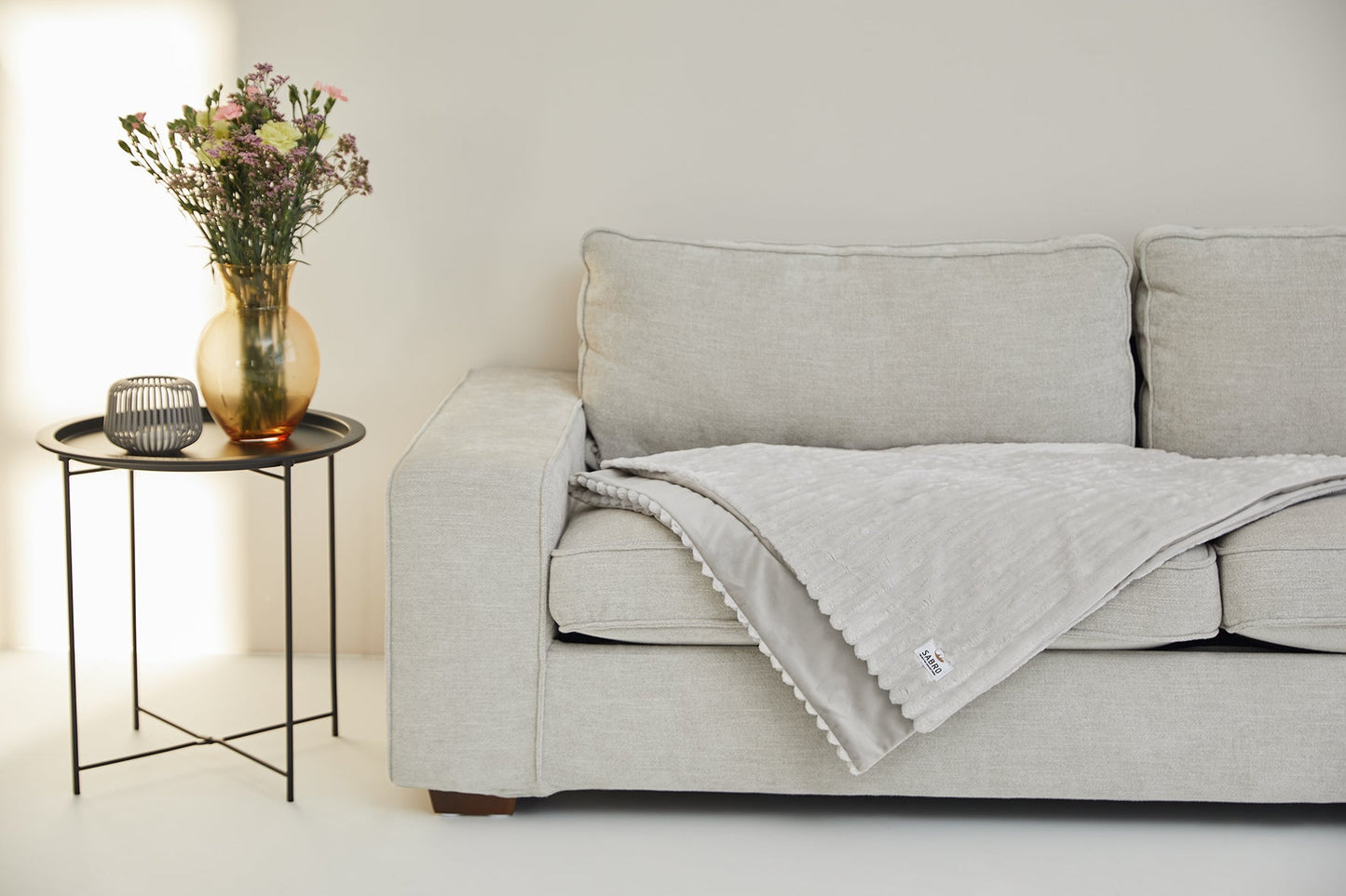 Kääriytymispeitto VÄRME leveä vakosametti 