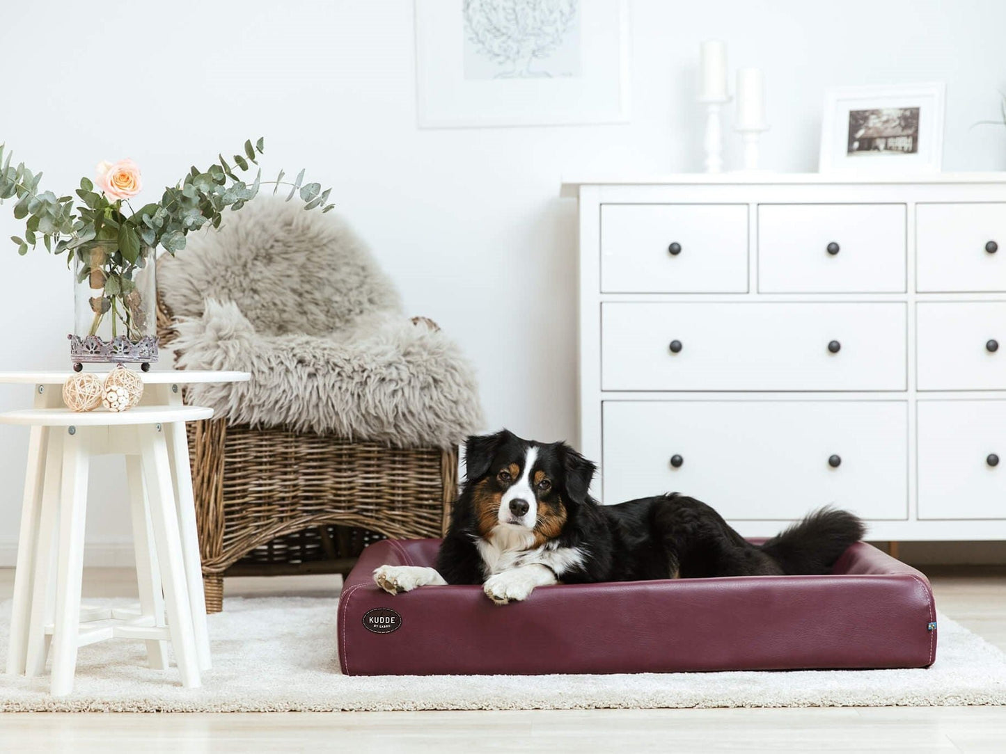 Hundebett KUDDE Kunstleder