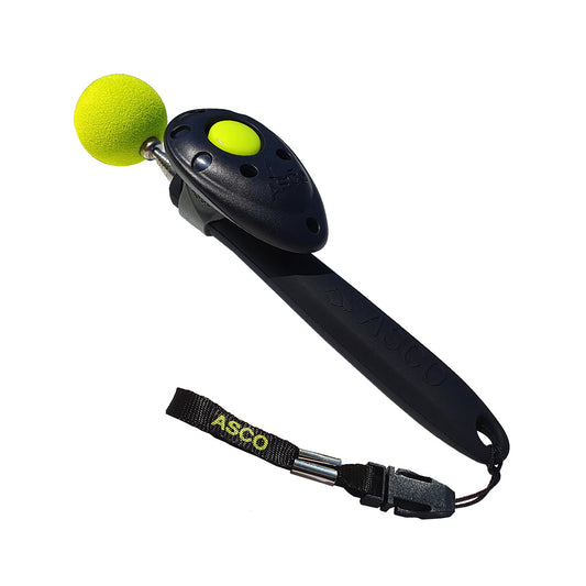 ASCO ClickStick - Target stick with detachable premium clicker - Target stick for dog cat clicker training - Extendable target stick with extra clicker - Target stick for target training - Target stick for target training