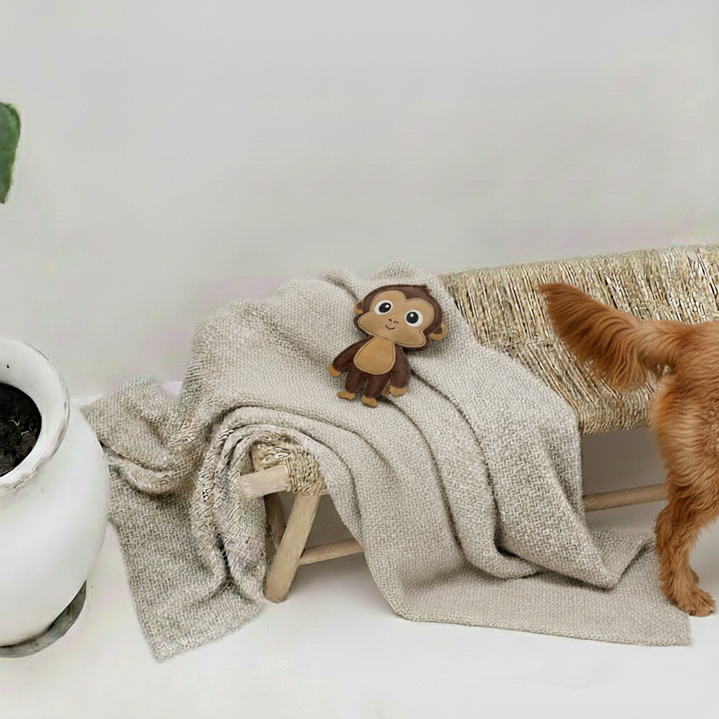 BUDDY. Koiranlelu nahasta "Apina" 