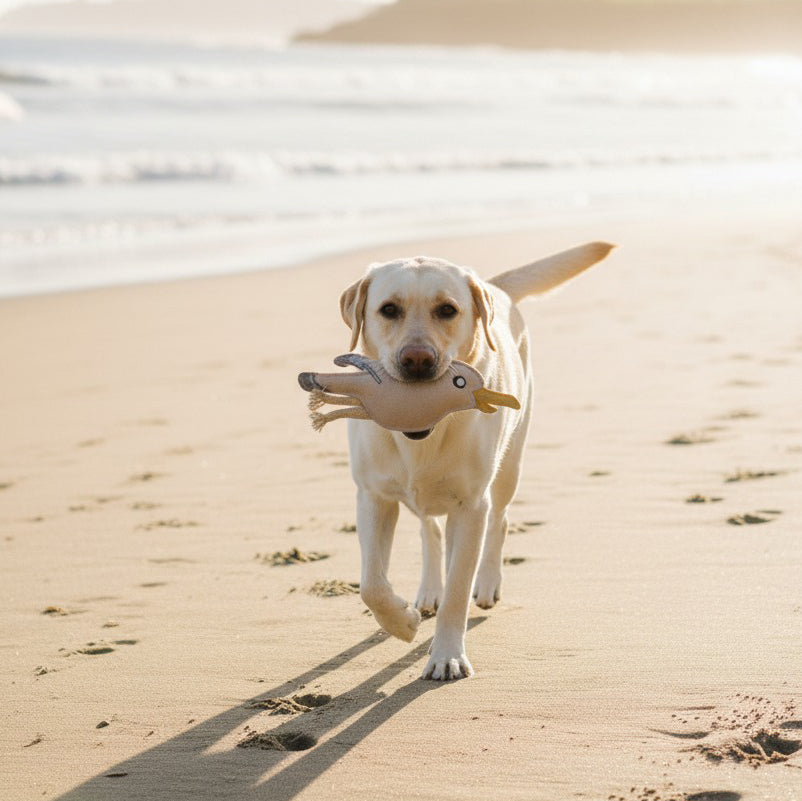 BUDDY. Koiranlelu nahasta "Lokki" 