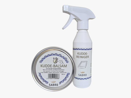 KUDDE-puhdistuspaketti | Erikoispuhdistusaine + balsami 