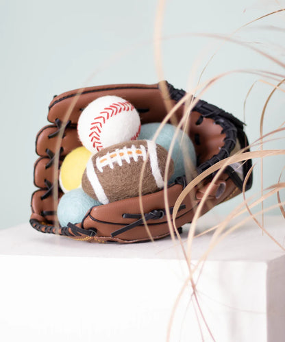 BUDDY. Koiranlelu lampaanvillasta "Baseball" 